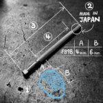 Pino Bordar Entalhar Esculpir Couro F898 - Oka Factory Japão - Imagem 4