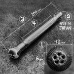 Pino Bordar Entalhar Esculpir Couro J305 - Oka Factory Japão - Imagem 10