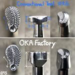 Pino Bordar Entalhar Esculpir Couro O75 - Oka Factory Japão - Imagem 3