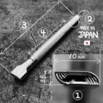 Pino Bordar Entalhar Esculpir Couro R956 - Oka Factory Japão - Imagem 3