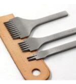 Kit Garfos Furador Couro Cinzel Costura Francesa 2.7mm - Imagem 5