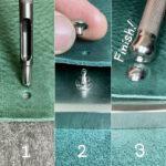 Aplicador botão rebite Redondo M 10mm - Oka Factory Japão - Imagem 12