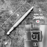 Pino Bordar Entalhar Esculpir Couro O30 - Oka Factory Japão - Imagem 3