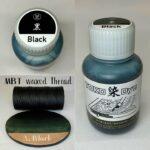 Tinta Para Couro Preta - Oka Factory Japão - Imagem 2