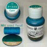 Tinta Para Couro Ciano - Oka Factory Japão - Imagem 2