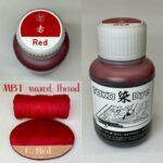 Tinta Para Couro Vermelho - Oka Factory Japão - Imagem 2