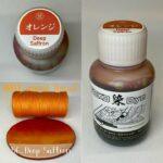 Tinta Para Couro Laranja - Oka Factory Japão - Imagem 2
