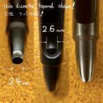 Furador Vazador Couro Perfurador 2,4mm - Oka Factory Japão - Imagem 3