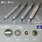 Aplicador botão pressão Pro XS 12,5mm - Oka Factory Japão - Imagem 2