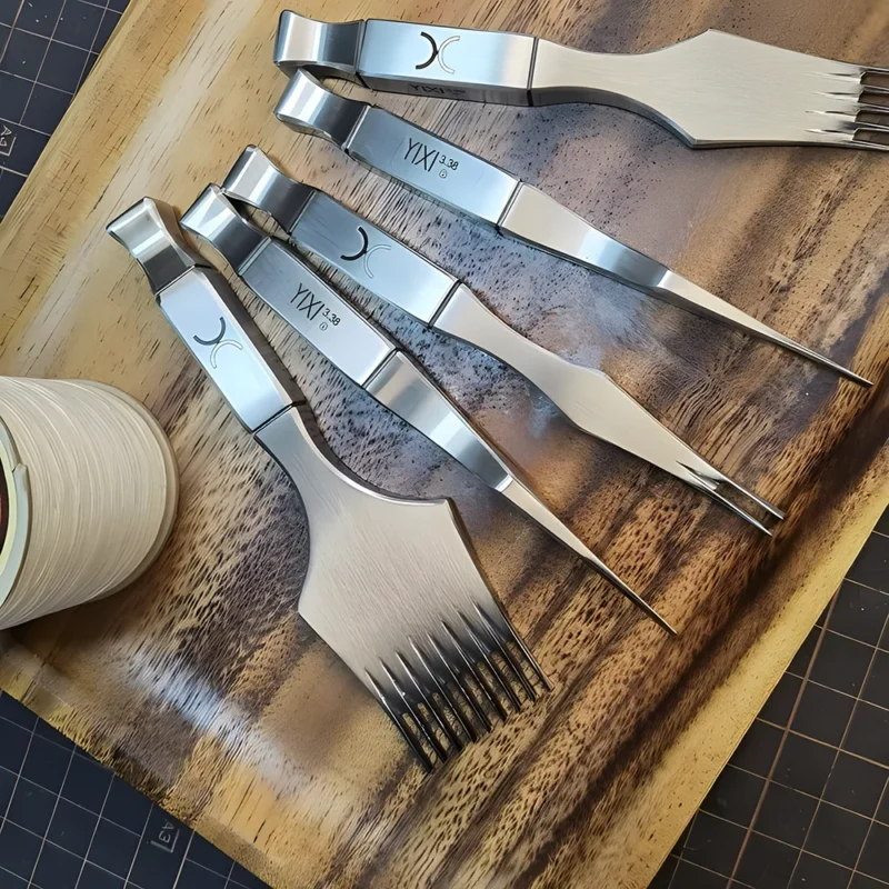 Kit 2 cinzéis de costura MetalBender Tools - pricking iron estilo francês