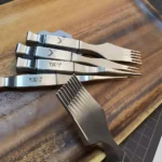 Cinzel de costura estilo francês - detalhe dos dentes