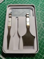 Kit 2 cinzéis de costura MetalBender Tools - pricking iron estilo francês