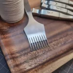 Cinzel de costura estilo francês - detalhe dos dentes