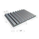 Placa de afiacao em aluminio para edgers e heri-otoshi - foto 2